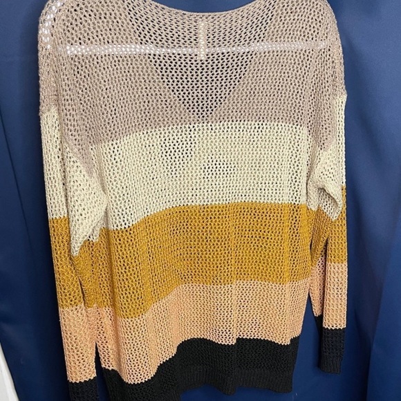 COLOR BLOCK KNIT TOP - Picture 3 of 4